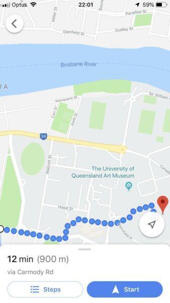 Car Park in St Lucia - 12 Minute Walk to uq (University of Queensland)