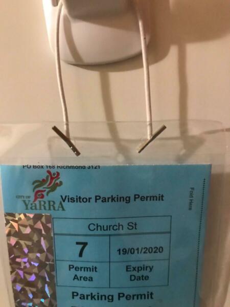 RIchmond parking permit for lease