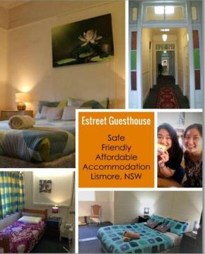Accommodation- Short term -Lismore. Pricesfrom $125.00/ week