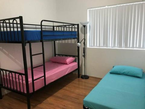 *Single bed available in Female shared room bills incl in Pyrmont*