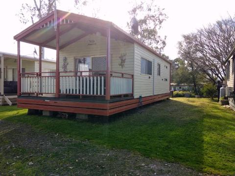 On site holiday cabin at Breakaway Twin Rivers, Acheron