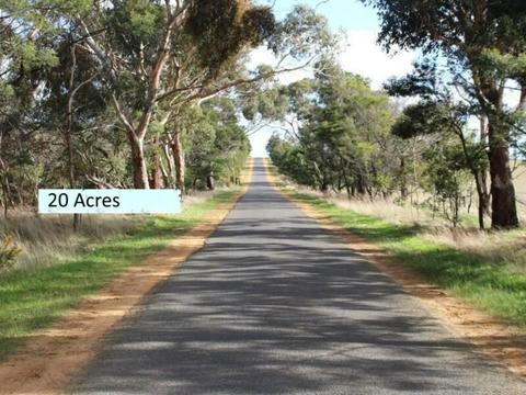 20 Acre land for sale close to Ballarat, Bush block, sealed road