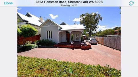 3 bed family home for rent Shenton Park