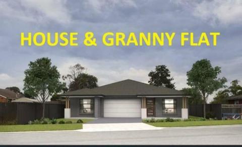 HOUSE & GRANNY FLAT. 5 bed rooms 3 bathrooms 3 garage Land size:525