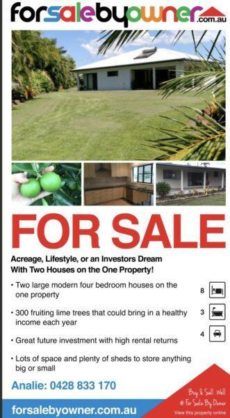 2 Houses For Sale on 6.7Acres