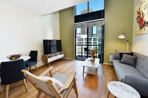Fully Furnished 1 bedroom apartment 87 Franklin St CBD $699 per week
