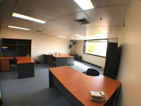 Office for rent furnished with a board room unlimited parking space