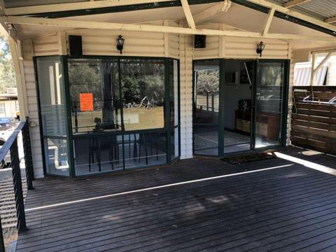 2 bedroom river front holiday unit at Merool on the Murray Moama NSW