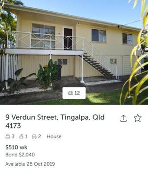 House for rent tingalpa BREAK LEASE