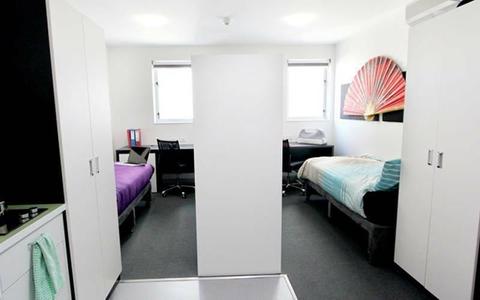 Twin share studio at Urbanest student accommodation