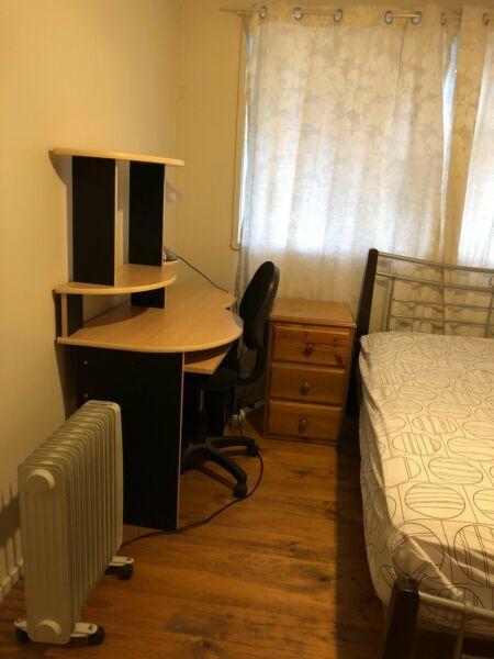 A fully furnished room for rent. Single only