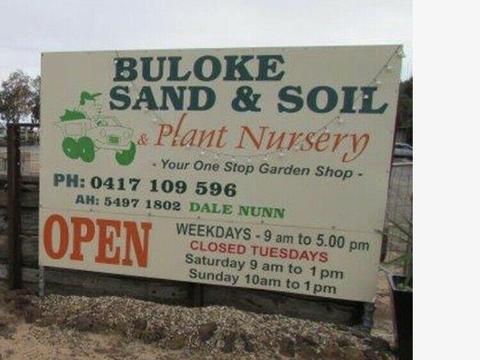 Sand & Soil Yard & Nursery for Sale in Country Vic