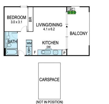 Richmond Large 1 Bedroom 1 Bathroom 1 Carpark Rental Lease Transfer