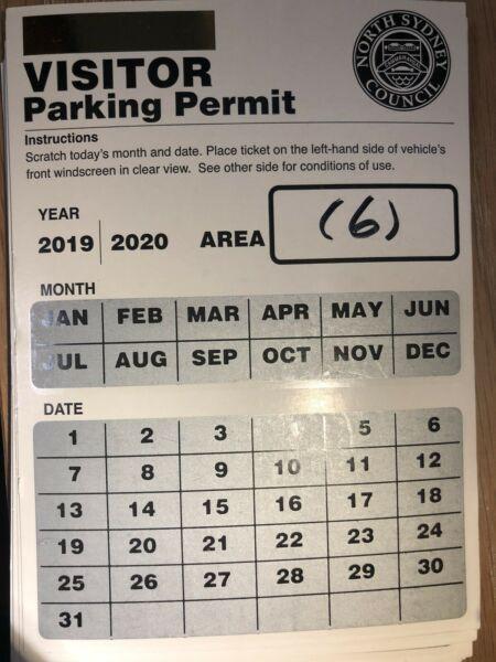 North Sydney parking permit