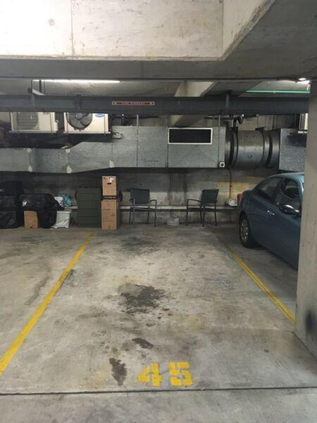Secure undercover carpark / car space