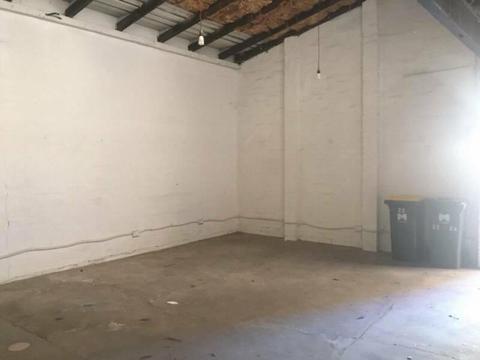 LANEWAY WAREHOUSE AND CAR SPACE AVAILABLE NOW!