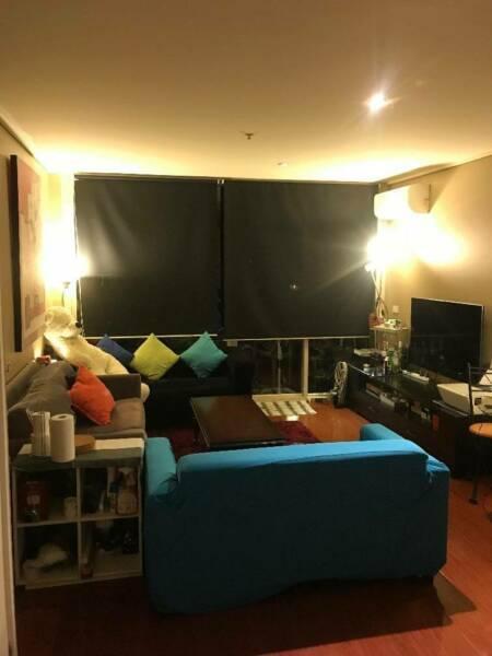 CBD Southern Cross Station Twin room for renting on Little Lonsdale