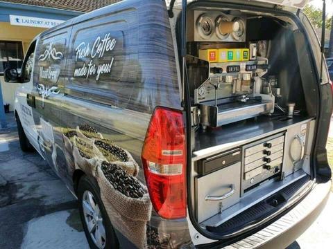 Coffee van business for sale