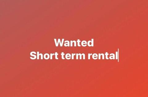 Wanted: Wanted: short term lease rental