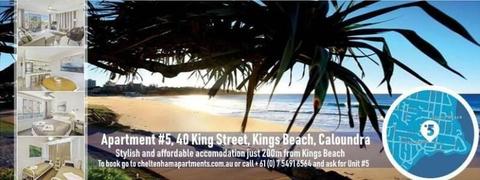 Stylish Two Bedroom Holiday Accommodation in Caloundra from $90 p/n*