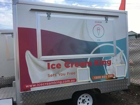 Complete Turnkey, Drive Away Soft Serve Ice Cream Trailer