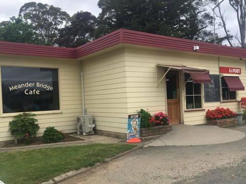 Meander Bridge Cafe, Store and Post Office Freehold $349k SAV