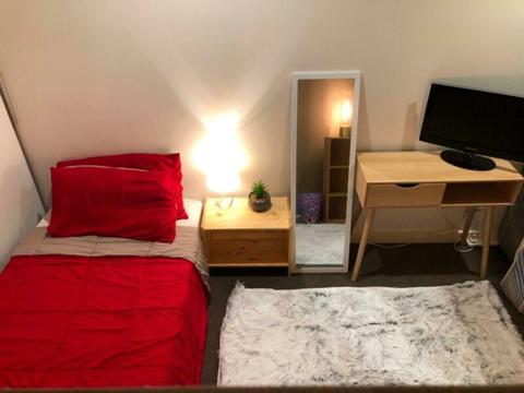 A shared room in living area for rent