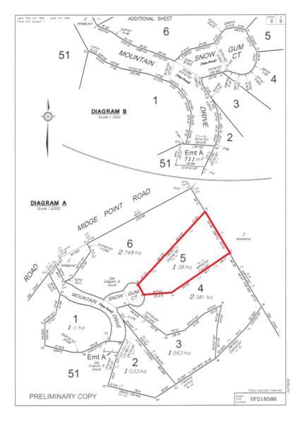 Vacant land for sale, Midge Point