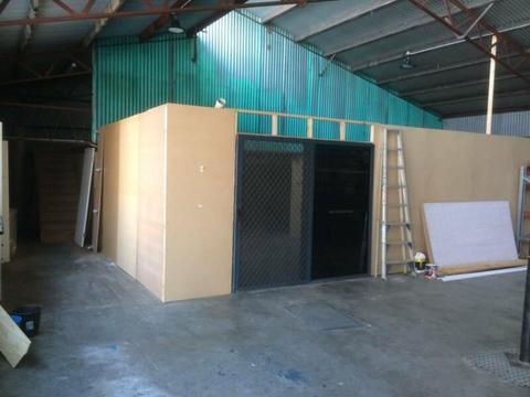 3 Different Lockable Areas for Rent, Storage and 2 Workshops