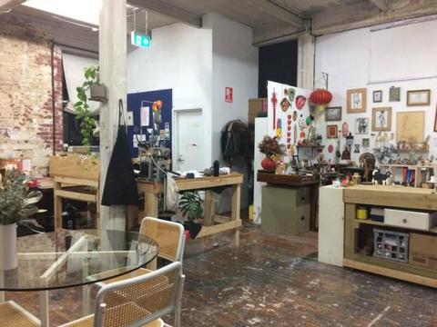CREATIVE STUDIO SPACE IN THE HEART OF FITZROY (4-6 MONTHS)