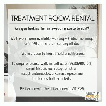 Bayside Clinic Treatment Room For Rent! | Gardenvale VIC