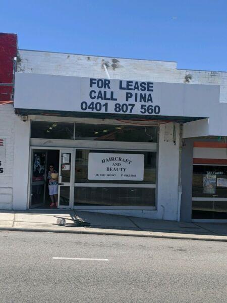 VACANT SHOP FOR LEASE O'CONNOR / EX HAIRDRESSER