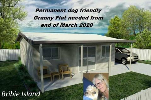 Wanted: Granny Flat Home Base for Retired Gadabout & faithful Hound