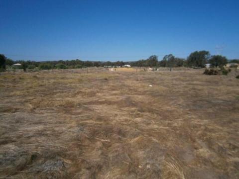 vacant land just over half an acre