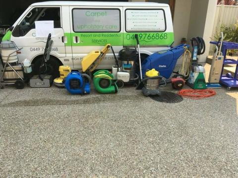 VAN AND CLEANING EQUIPTMENT MOVING SALE