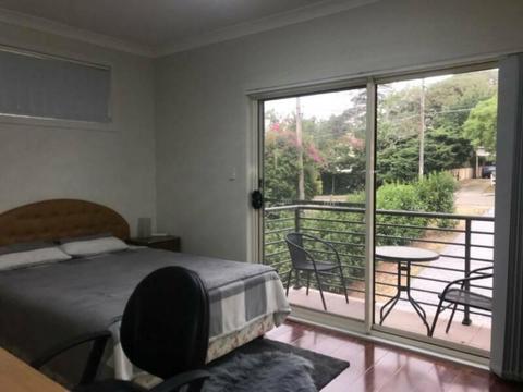 Super large ensuite master bedroom with balcony available at Epping