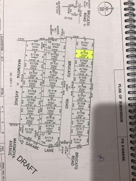 Great block of land for sale Lot/ 31702