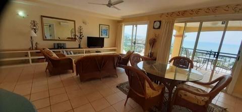 2 brm fully furnished ocean view apartment, central Airlie Beach