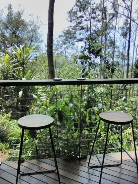 Private magical rainforest treehouse ocean breeze and vistas