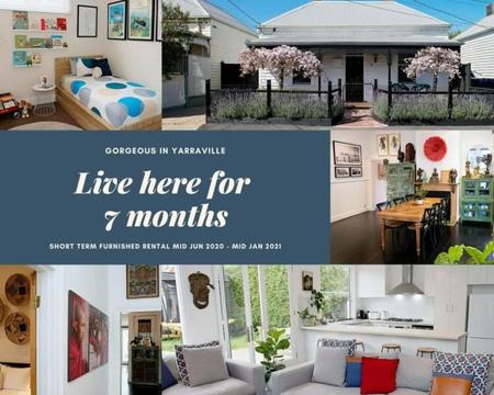 Yarraville short term furnished rental - 7 months