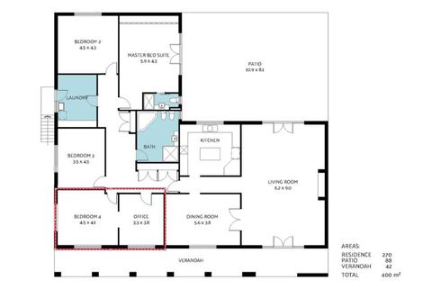 Room for Rent - Bedroom plus Study - Bedfordale
