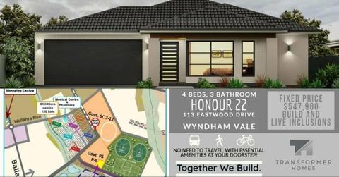 The Honour 22sq Wyndham Vale House and Land Package