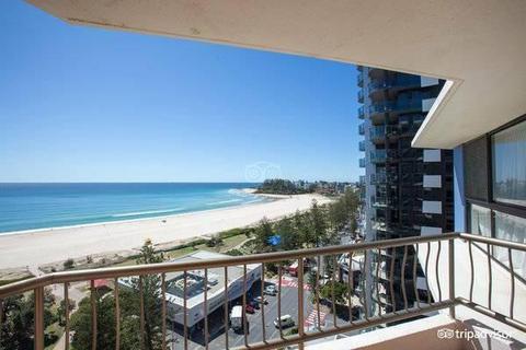 Beach Front Easter holiday apartment at Coolangatta