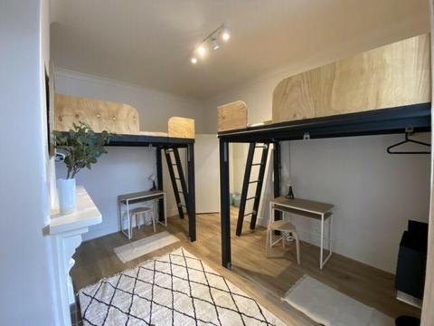 Ultimo Enclosed private king single loft bed available