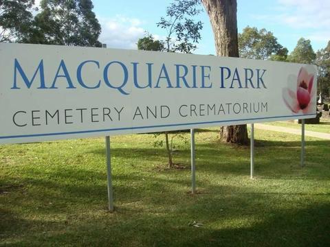 Burial plot Macquarie Park Jewish Section