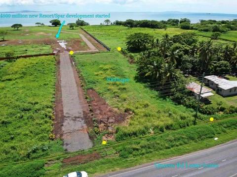 Fiji land for sale close to Nadi international airport and ocean