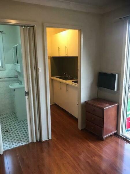 One bedroom with attached bathroom
