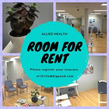 Consulting, medical, therapy room for rent
