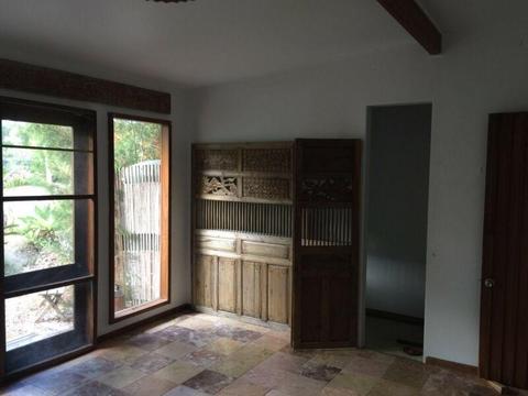 One large bedroom with walk-in robes on 30 acres near Wooyung beach