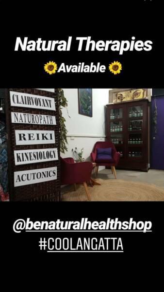 Natural therapy room for rent